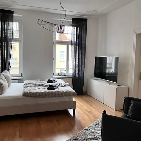 Feine In Der Suedstadt Von Mit Kostenlosen Stellplatz & Flasche Wein Zur Begruessung Appartement Erfurt