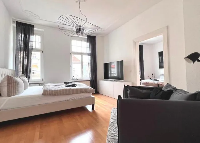 Appartamento Feine In Der Suedstadt Von Mit Kostenlosen Stellplatz & Flasche Wein Zur Begruessung Erfurt